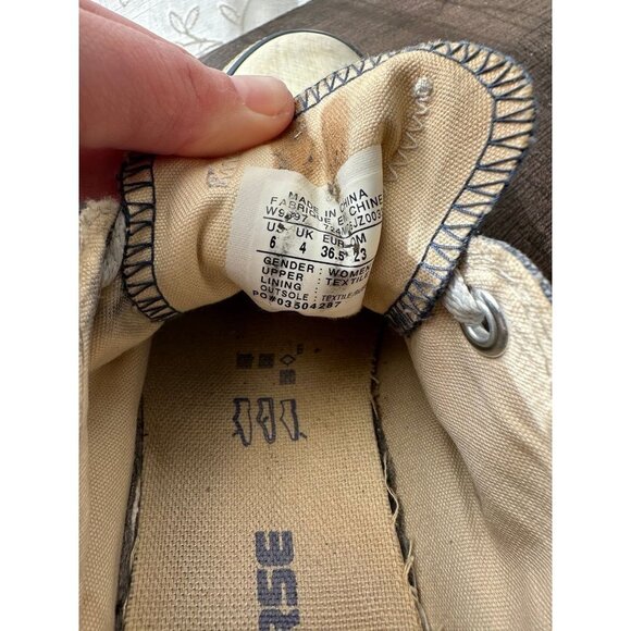 Converse Women’s size 6 blue sneakers - Picture 5 of 7